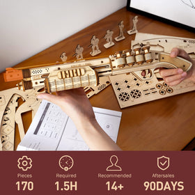 ROKR instruction booklet guides step-by-step with clear visuals for adults and hobbyists.