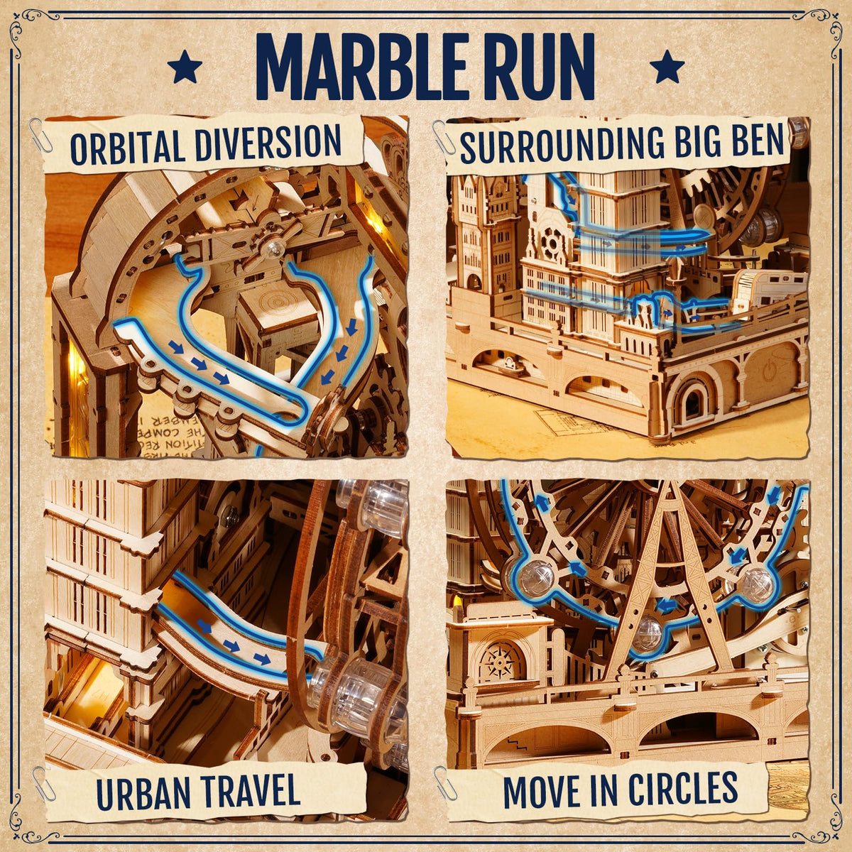 ROKR Marble Run Gift for Adults, thoughtful pastime and collectible.