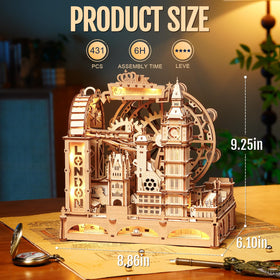 ROKR London puzzle display-art blend, four tracks echo city life.