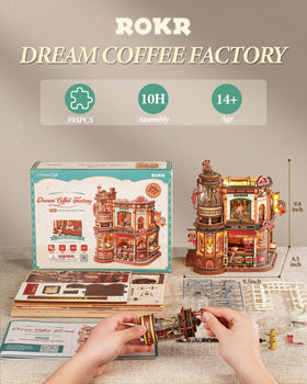 ROKR Moving Dream Music Box close-up with gentle tune.
