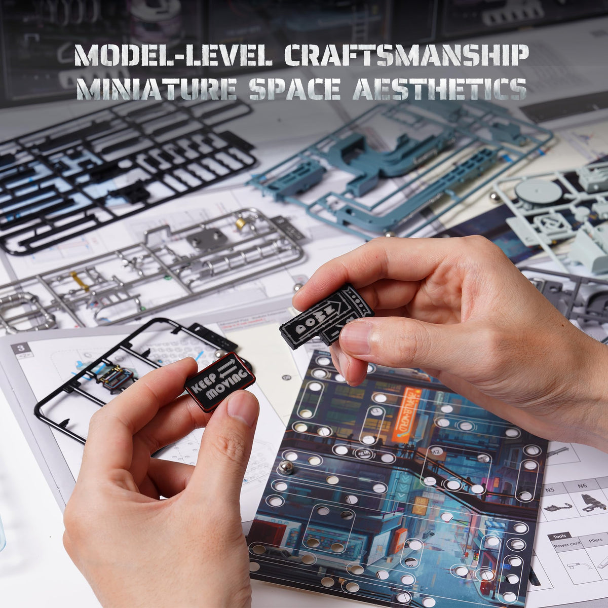 ROKR MR01S easy assembly guides supporting quick construction
