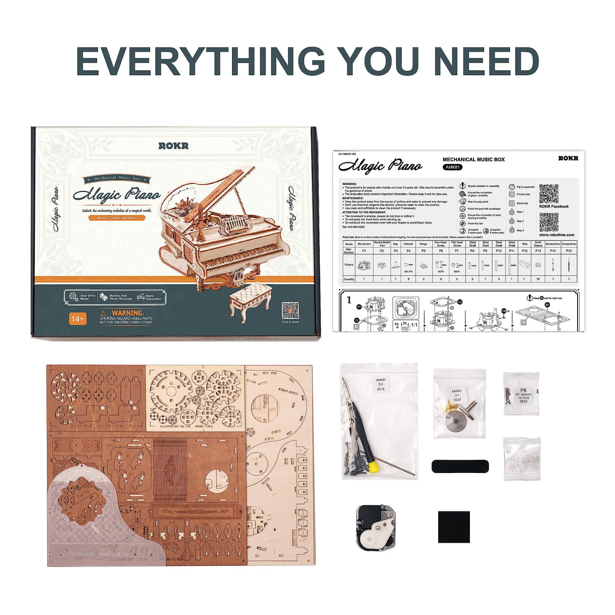 ROKR puzzle on a clean desk, ideal desk décor for any room.