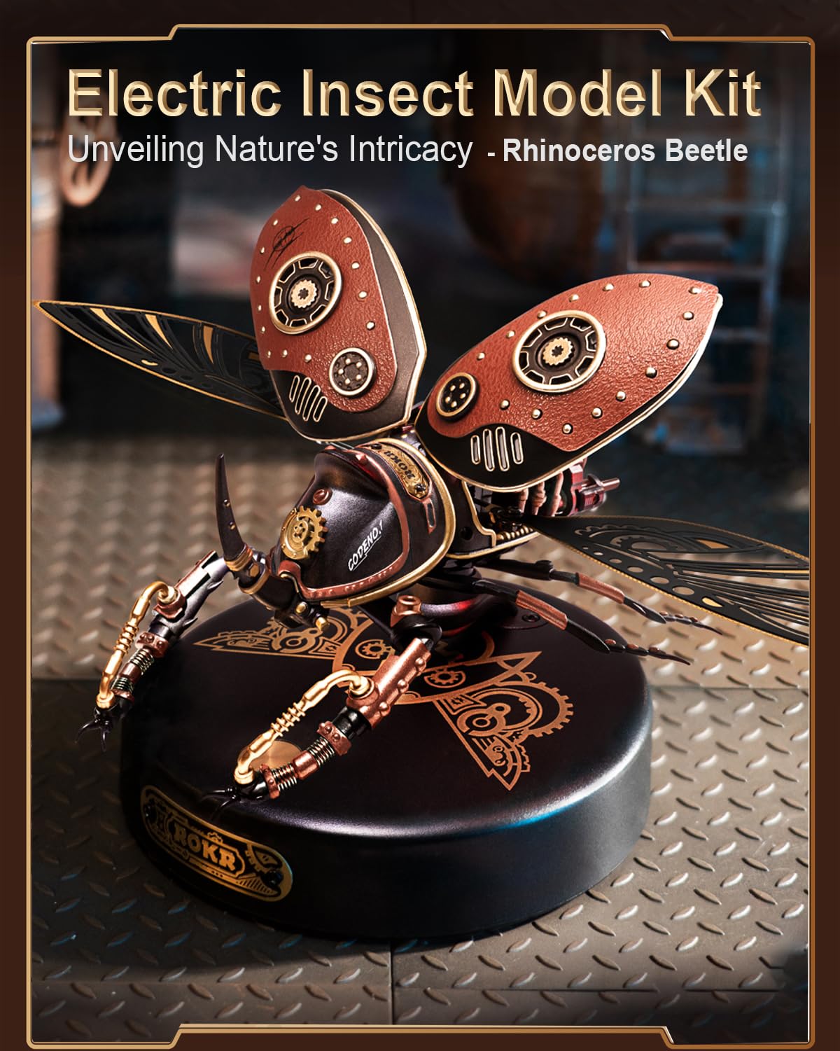 ROKR planetary gear motor wings in action showcase dynamic wing motion