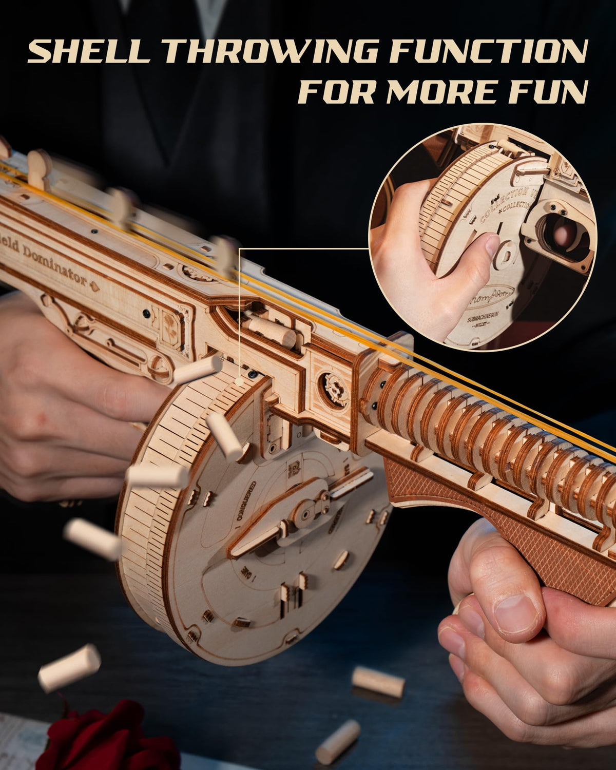 ROKR puzzle assembly process captures the step-by-step journey to completion.