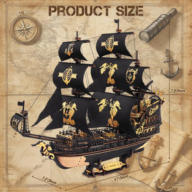 ROKR Seahorse Barque step-by-step guide makes building accessible for beginners.