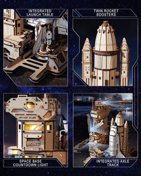 ROKR Space Shuttle display centerpiece for study or office ambiance.