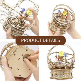 ROKR 3D puzzle offers stress-relief through hands-on crafting and creative concentration.