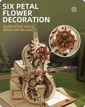 ROKR wind mechanism in action demonstrates the music playback