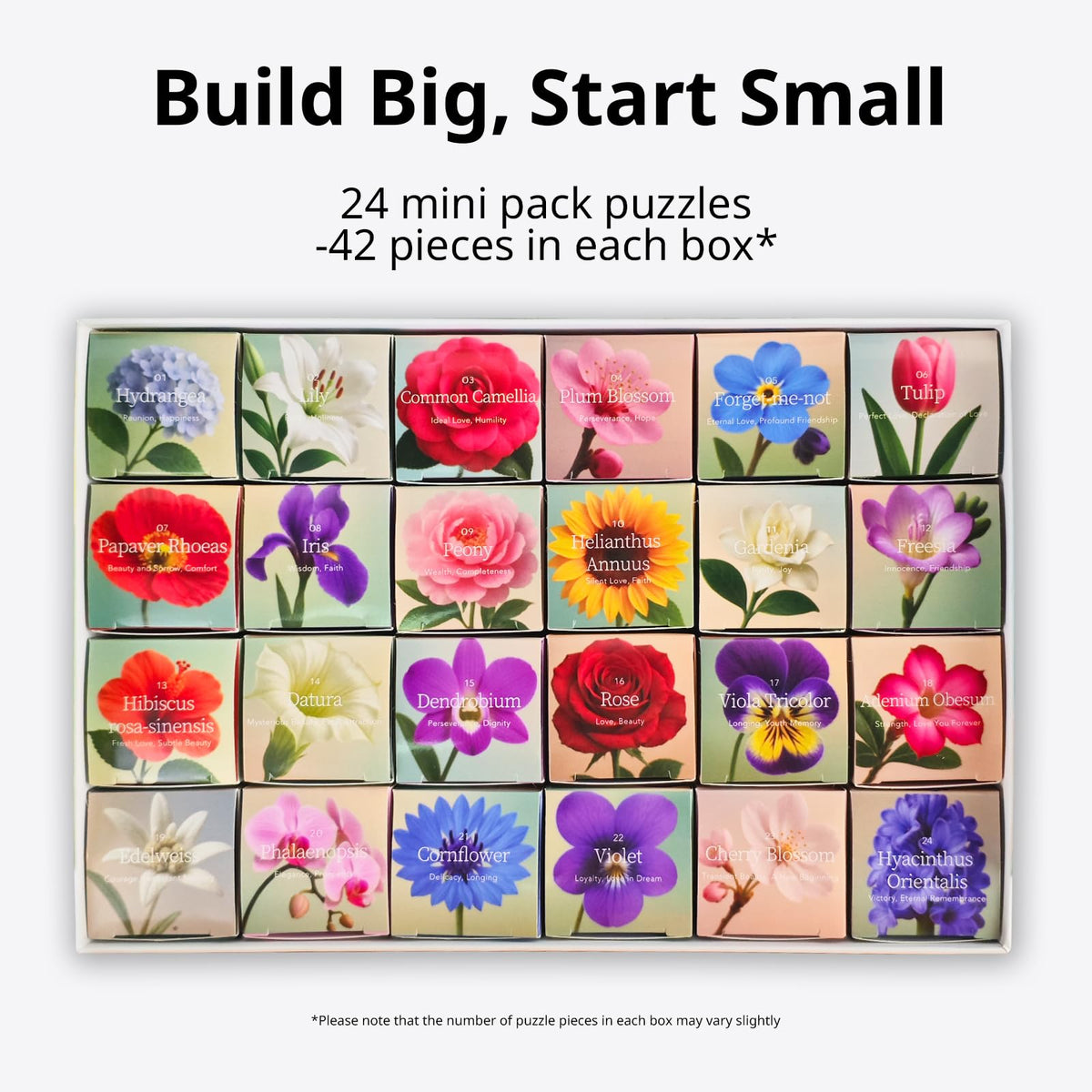rokt&razo Flower Speaks floral design on pieces invites calm focus
