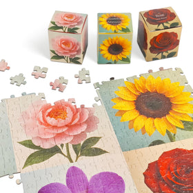 rokt&razo Flower Speaks puzzle stickers enable easy display