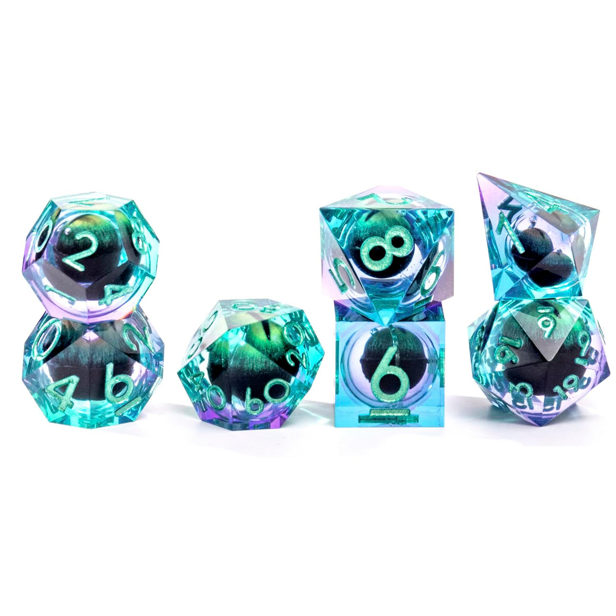 Role Dice handcrafted DND dice set emphasizing artisanal craftsmanship and durable resin.