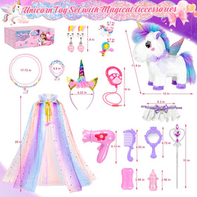 Rolevoria beauty set with brush, mirror, and bottle supports grooming fun.