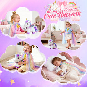 Rolevoria unicorn pet-care set invites nurturing role play and care routines.