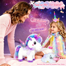 Rolevoria unicorn wand, headband, and bow complete the dress-up set for pretend play.