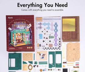 Rolife Alice's Tea Store presented gift-ready package invites gifting ideas