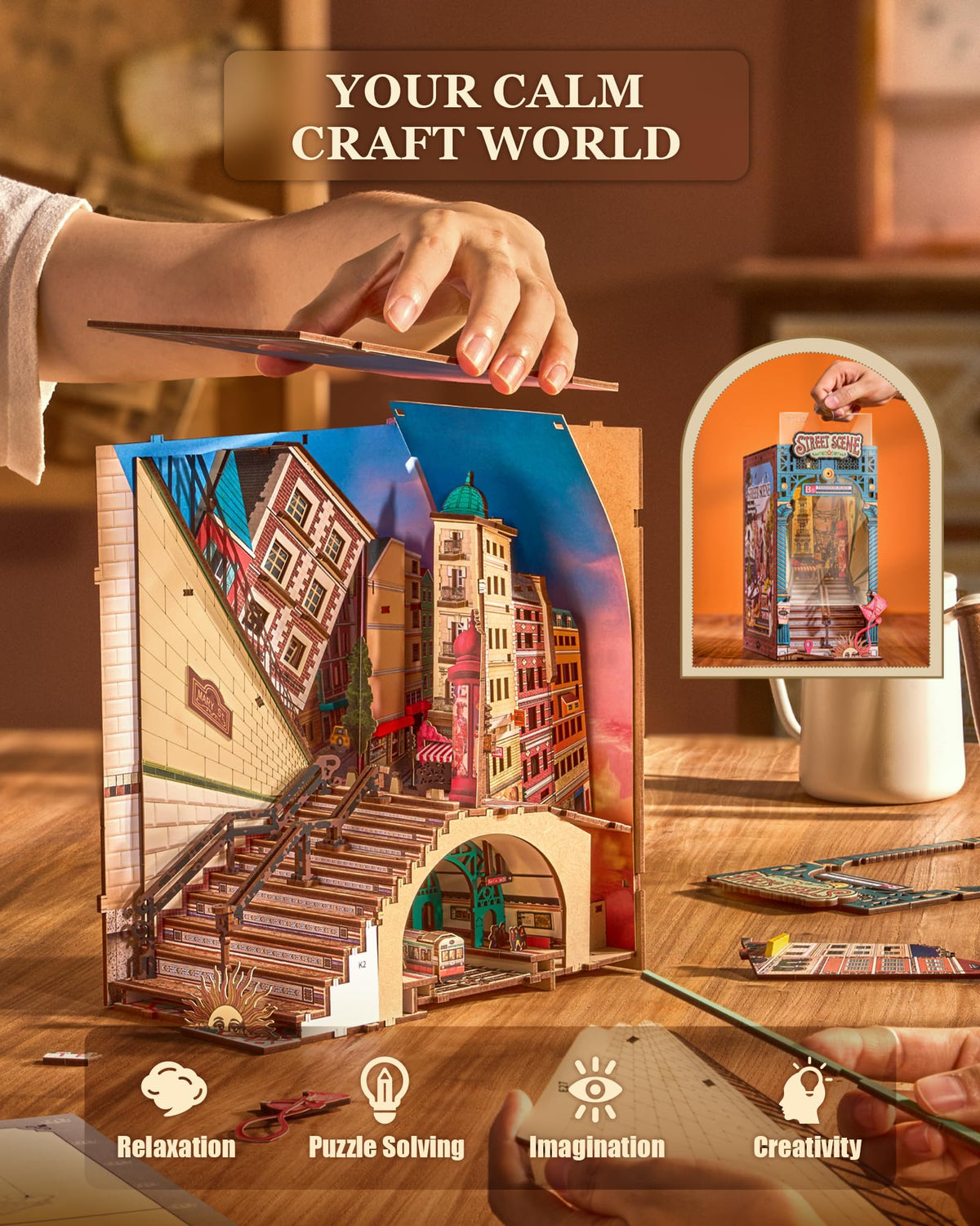 Rolife beginner-friendly kit for creative relaxation and decor
