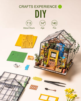 Rolife Cathy’s Greenhouse makes a thoughtful DIY gift for craft lovers.
