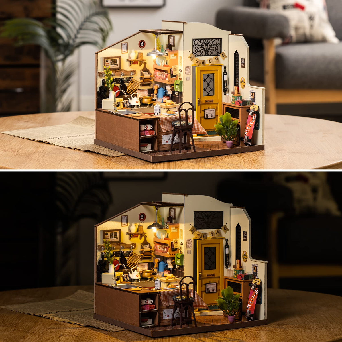 Rolife illustrated, colorful instructions guide each assembly step clearly.