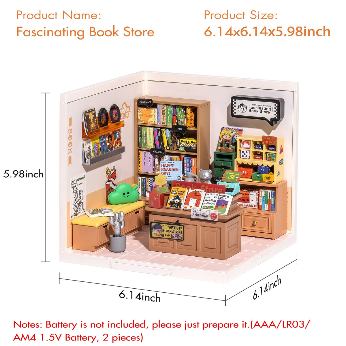 Rolife detailed instruction guide supports easy step-by-step construction.