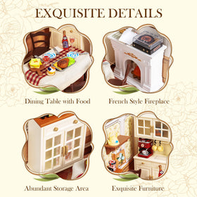 Rolife dining room building pieces for a satisfying DIY experience