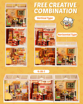 Rolife display-ready scene fits on shelves, desks, or curio cabinets.