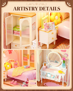 Rolife DIY assembly process offers a satisfying crafting journey.