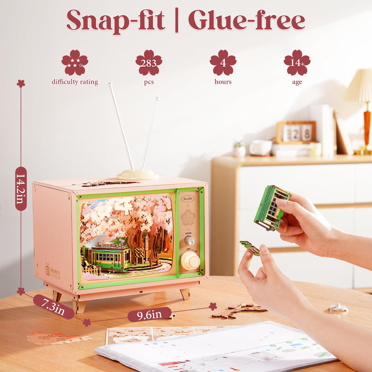 Rolife DIY craft kit for adults inspires creative time and quiet focus