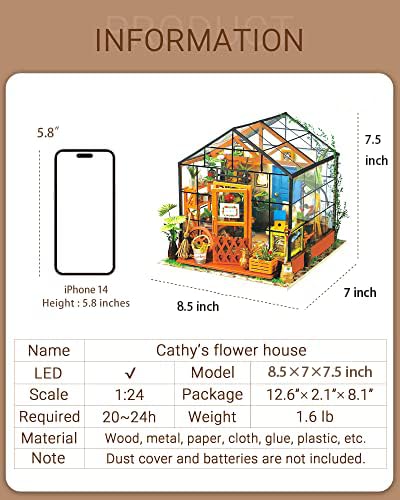 Rolife DIY dollhouse furniture set for detailed crafting projects