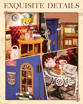 Rolife dollhouse hollow roof adds architectural charm to your shelf