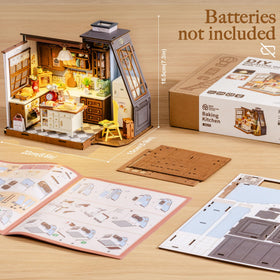 Rolife dollhouse kit provides quick assembly for satisfying DIY sessions.
