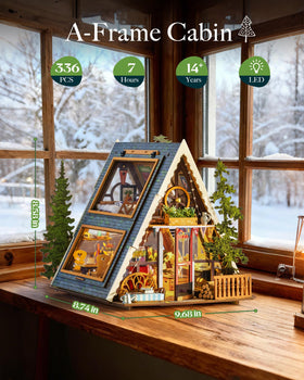 Rolife tree house interior with detailed furniture for collectors.