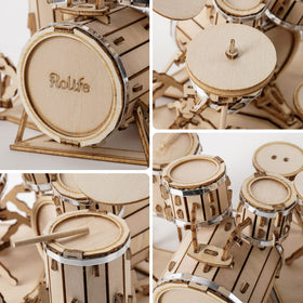 Rolife drum kit makes a thoughtful gift for music lovers who enjoy hands-on projects
