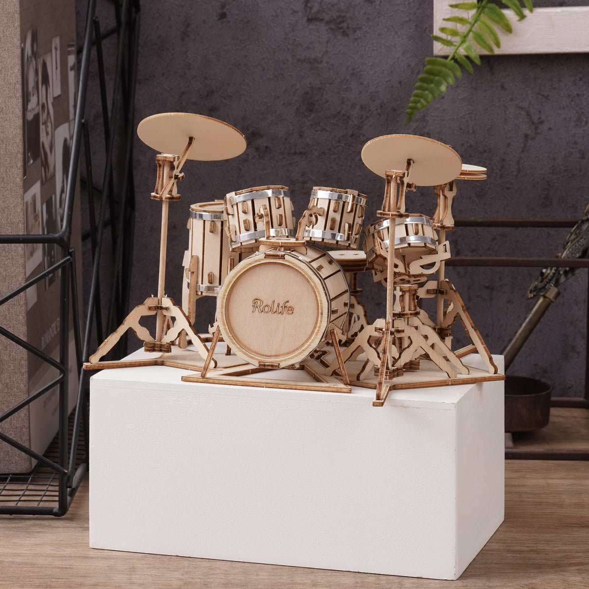 Rolife drum kit instructions and sandpaper provide clear guidance and smooth finish