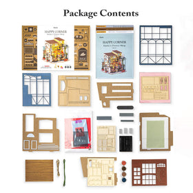 Rolife Emily's Flower Shop step-by-step instructions simplify the build and spark confidence