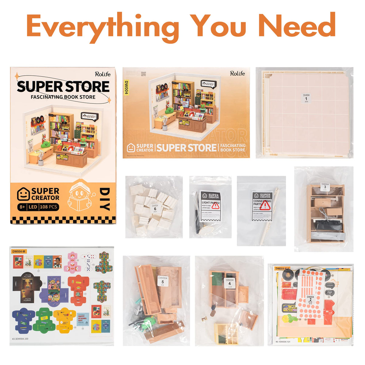 Rolife gift packaging scenario makes thoughtful presents for hobbyists.