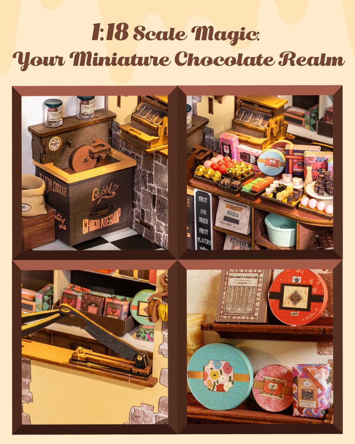 Rolife Henry's candy bars and gift boxes showcase vintage charm