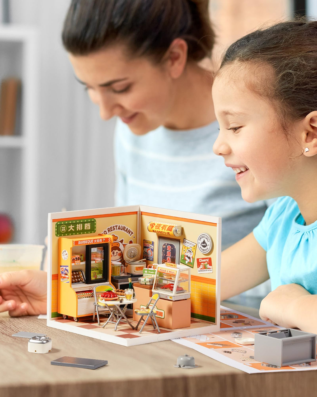 Rolife high-quality plastic materials ensure durable, low-maintenance miniatures.