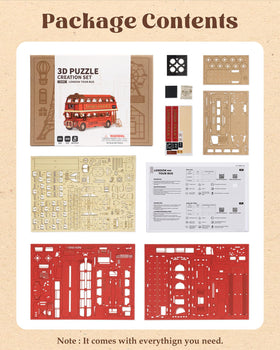 Rolife London Tour Bus gift-ready packaging for gifting.