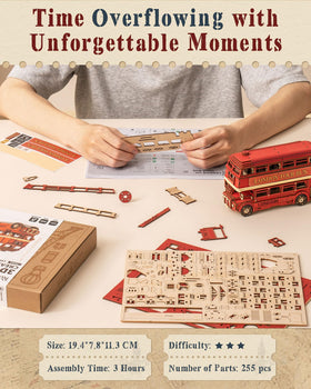 Rolife London Tour Bus instruction manual guides confident building.
