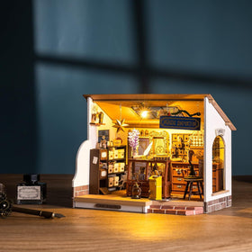 Rolife Magic House Kit desk and chair interior for creative play