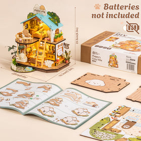 Rolife miniature furniture and decor with lifelike details