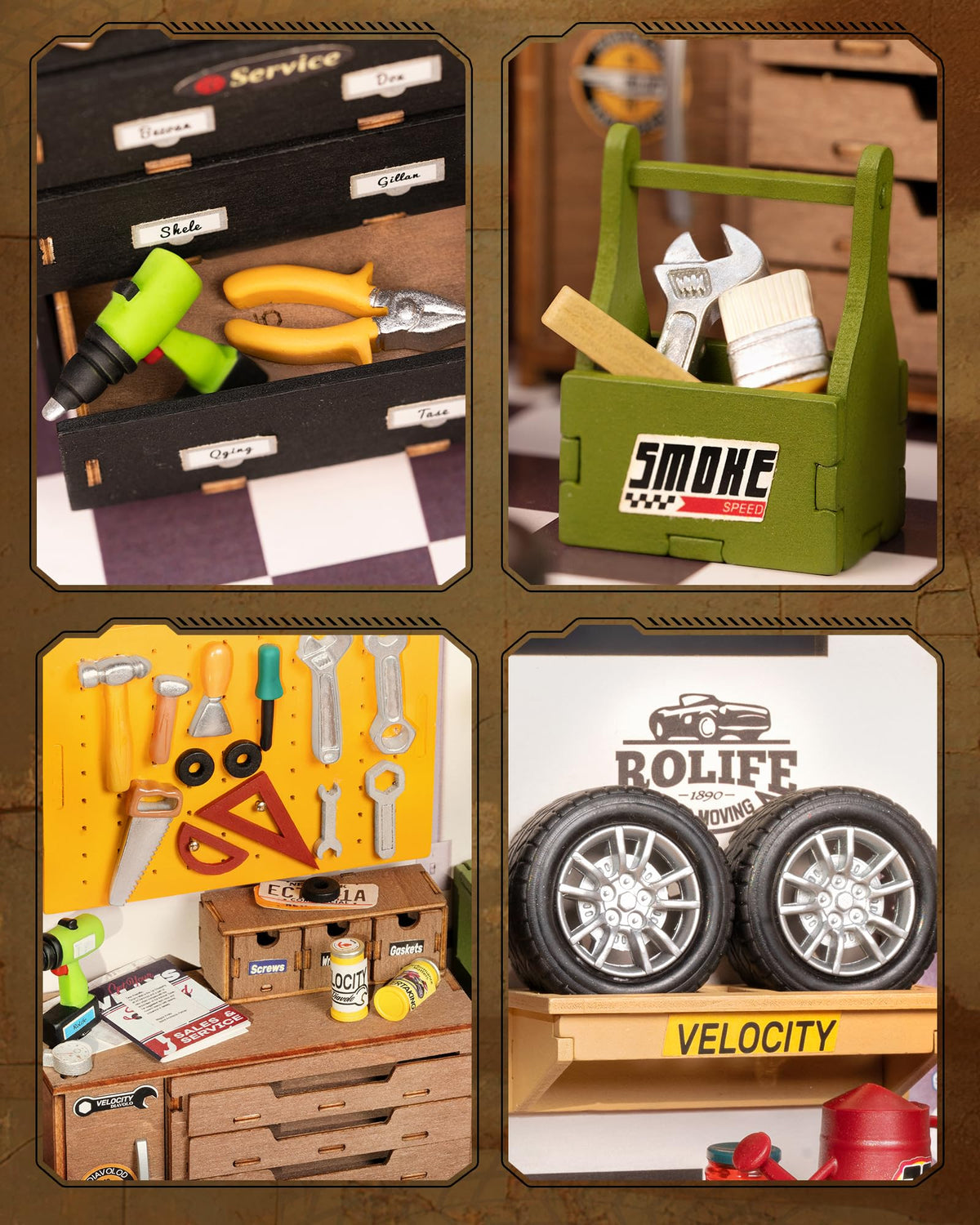 Rolife display-ready miniature house kit for stylish decor
