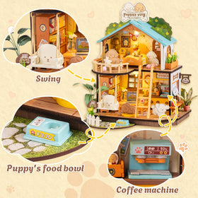 Rolife miniature puppy figure details to elevate your scene