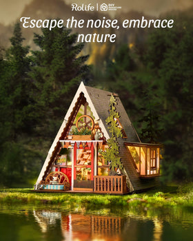 Rolife miniature room decor highlighting realistic scale and charm.