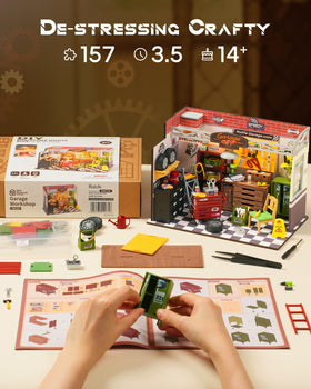 Rolife ruler, saw, and wheels for precise miniature craftsmanship