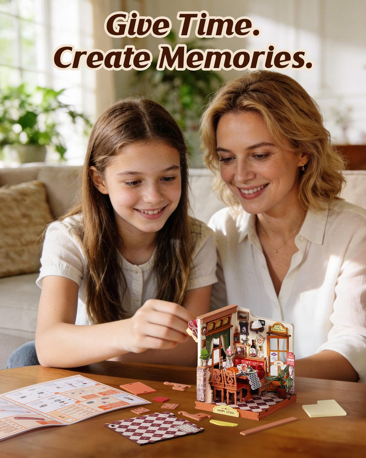 Rolife Miniverse bookcase insert adds compact decorative focal point