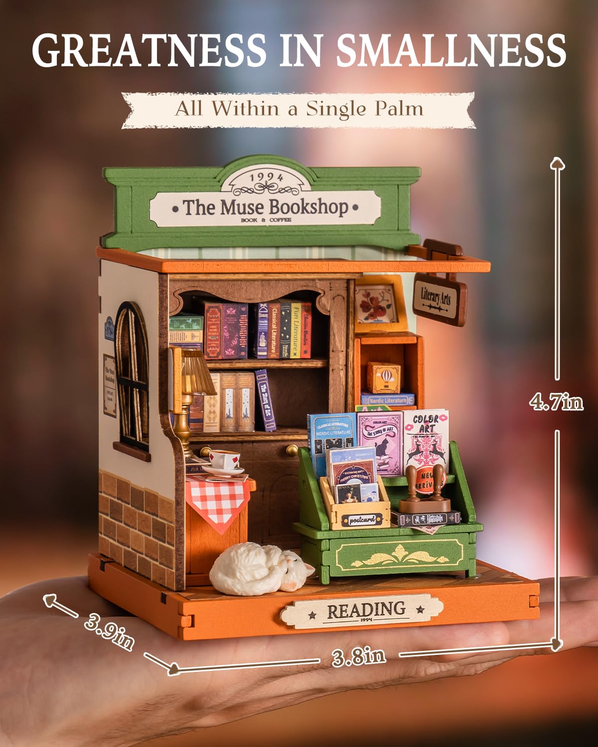 Rolife Muse Bookshop DIY hobby scene sparks creative weekends.