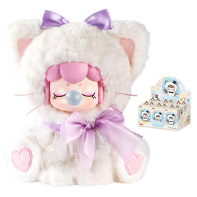 Rolife Nanci blind box cat in afternoon tea design, perfect for display as a collectible.