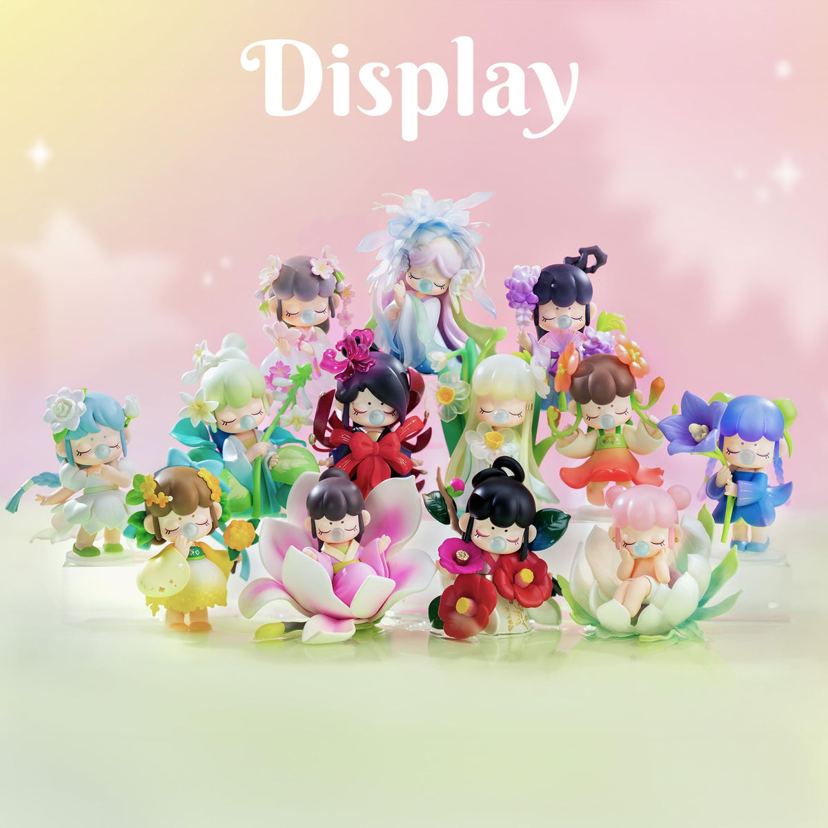 Rolife Nanci Daisy Delight figure perfect for kawaii shelf styling.