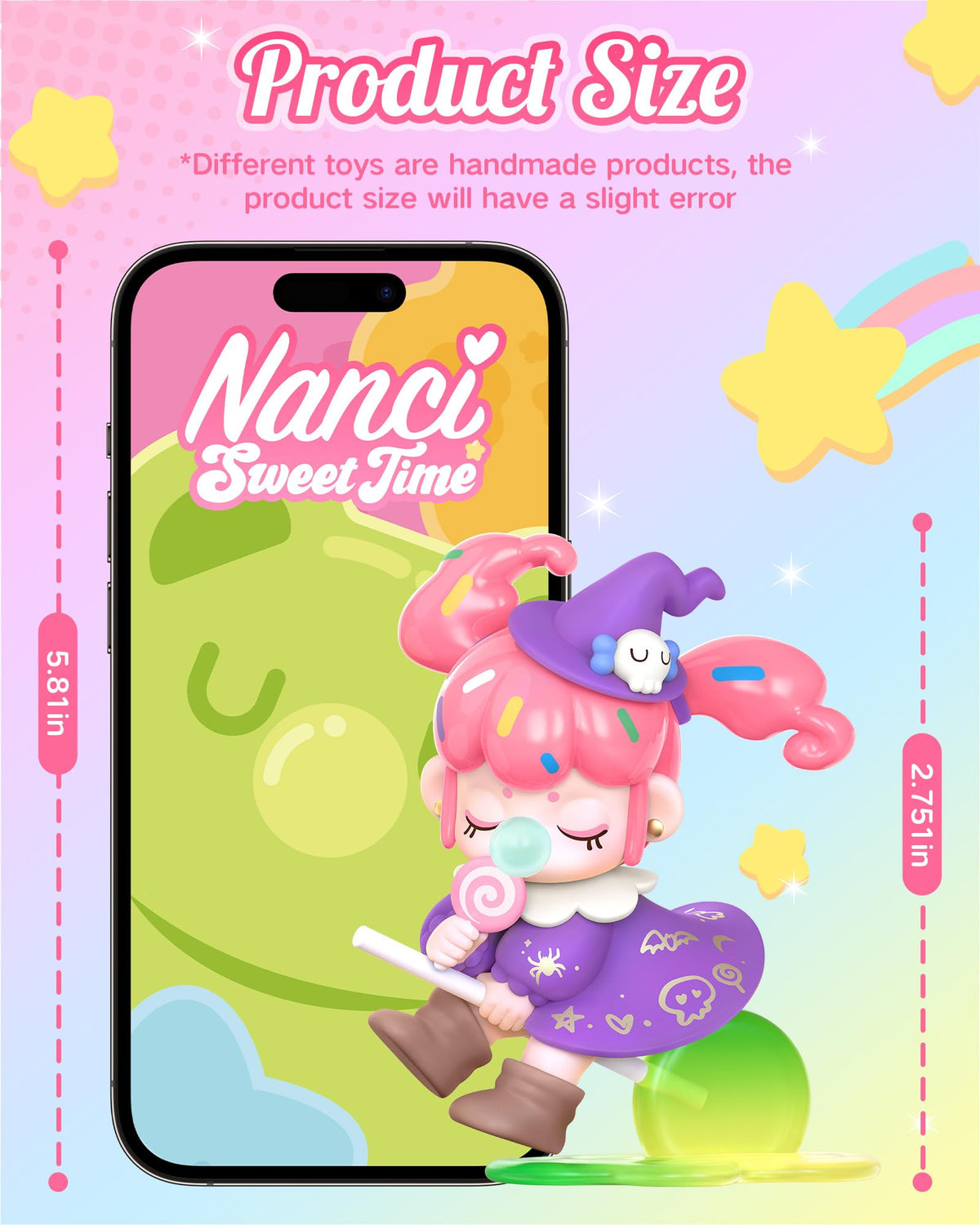 Rolife Nanci Sweet Time desk decor—a cute companion for work or study spaces.